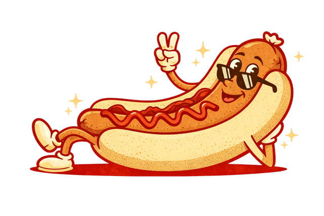 Hotdog Mascot